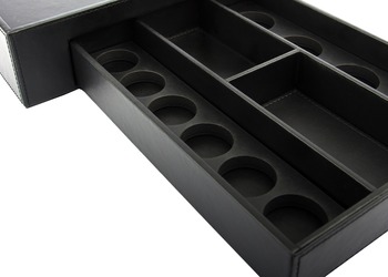 Podstawa do zestawu powitalnego SPACE - wycięcia na kapsułki z kawą