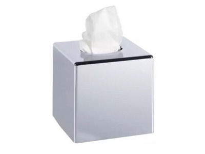 Pojemnik na chusteczki higieniczne kostka chrom ST23.4