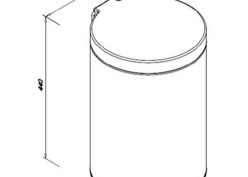 Kosz hotelowy łazienkowy FE-JSW - pojemność20 litrów