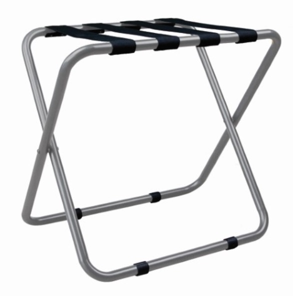 Stojak na bagaż z pasami nylonowymi R06 srebrny